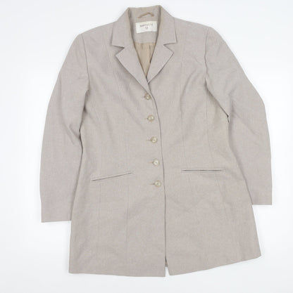 Bonmarché Women’s Beige Size 12 Long Suit Jacket Blazer