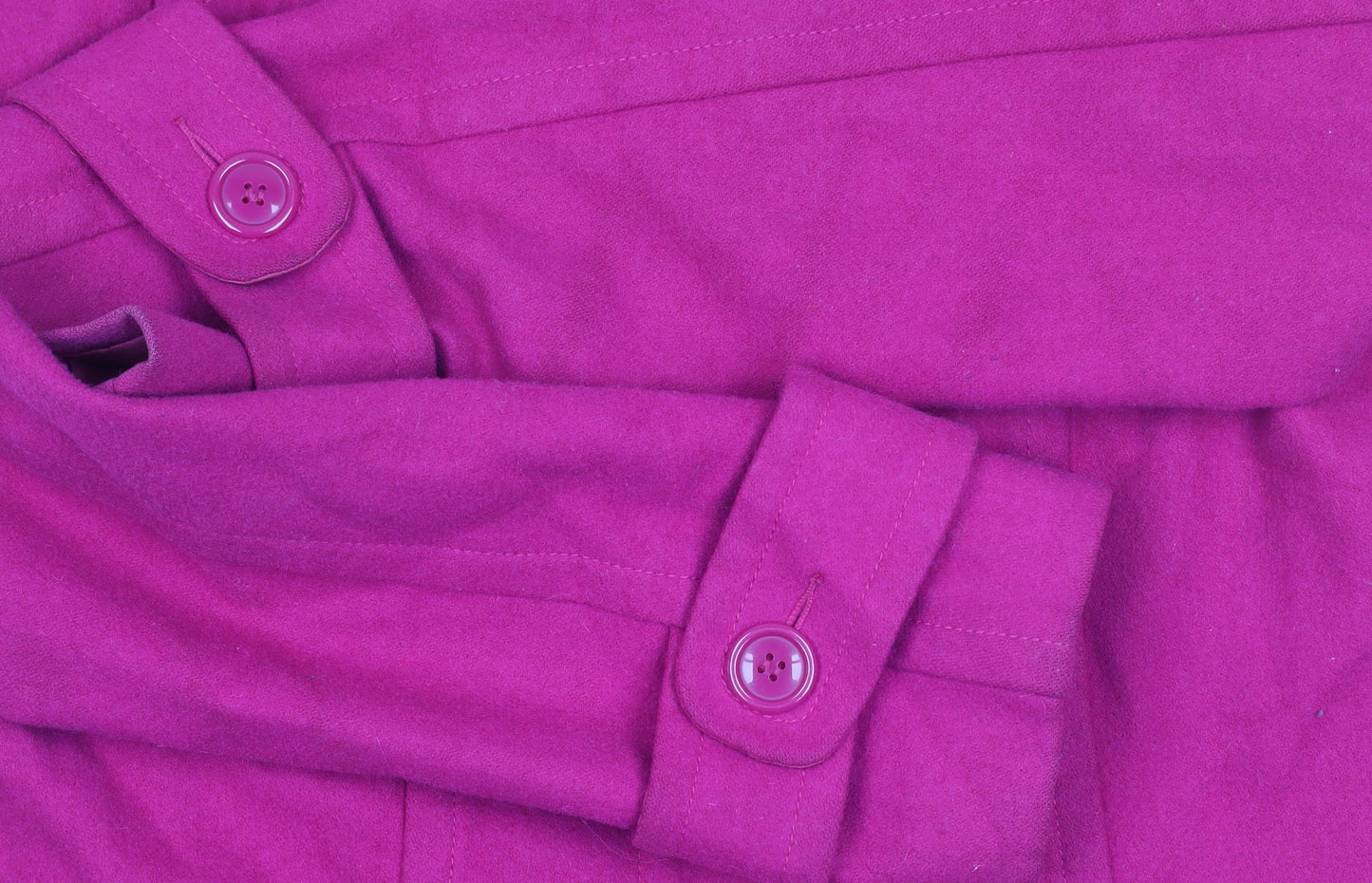 Womens UK Size 10 Warehouse Pink Overcoat