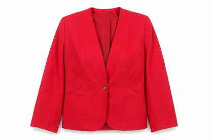 Womens UK Size 16 Debenhams Regular Red Blazer