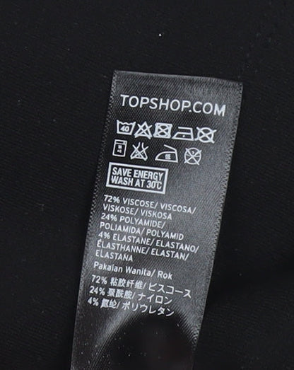Womens UK Size 8 Topshop Straight & Pencil  Skirt