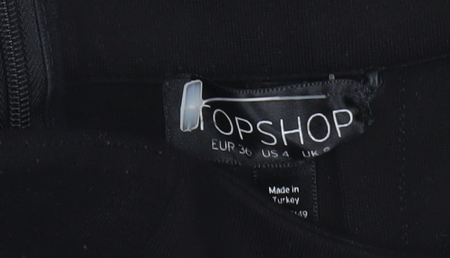 Womens UK Size 8 Topshop Straight & Pencil  Skirt
