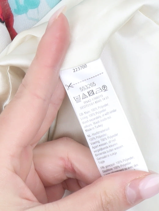 Monsoon Womens Multicoloured Floral Midi A-Line Dress Size 16