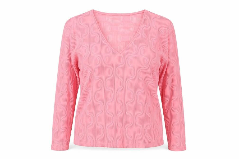 Womens UK Size M Zara Pink Basic Blouse