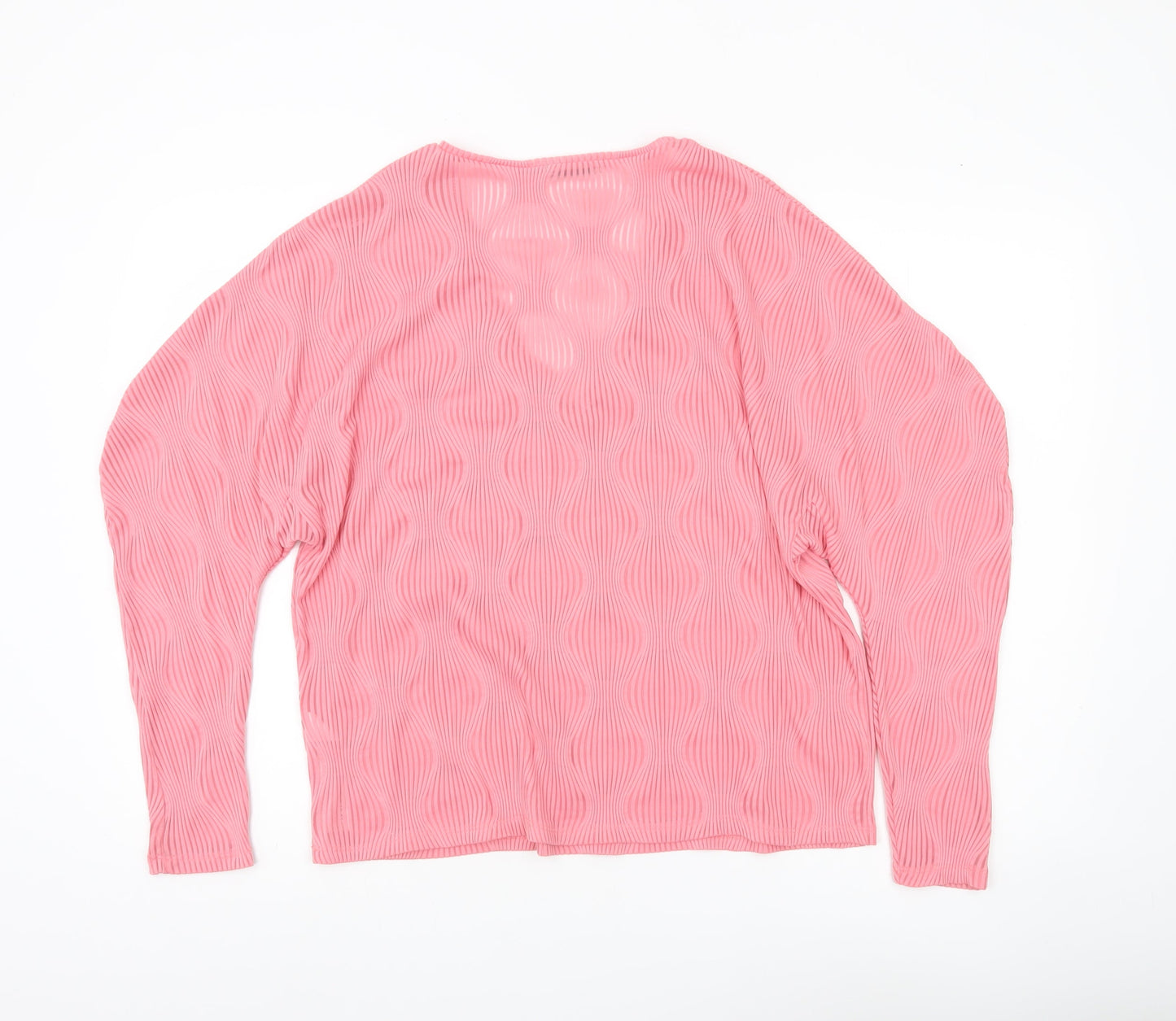 Womens UK Size M Zara Pink Basic Blouse