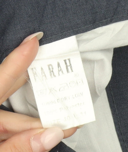 Farah Men's Blue 40W 31L Polyester Dress Pants Trousers