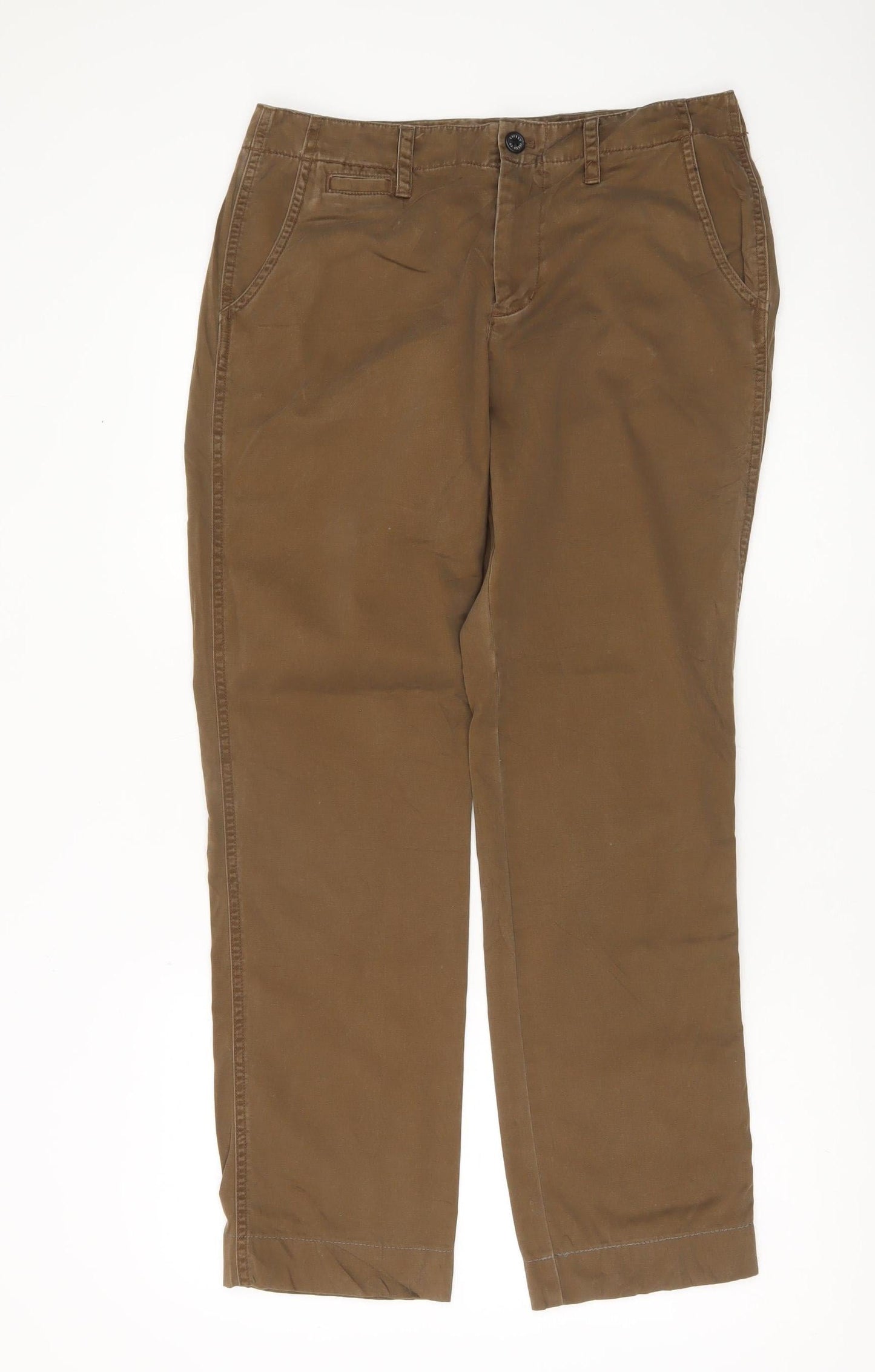 Ralph Lauren Women’s Brown Cotton Straight Jeans Size 6