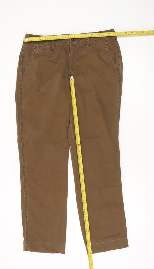 Ralph Lauren Women’s Brown Cotton Straight Jeans Size 6