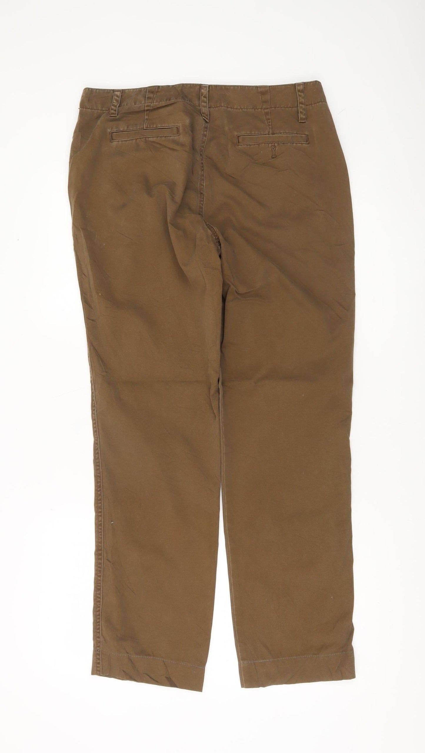Ralph Lauren Women’s Brown Cotton Straight Jeans Size 6