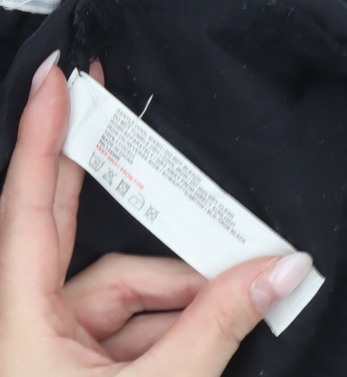 Fat Face Womens Black Viscose Jogger Trousers Size 10