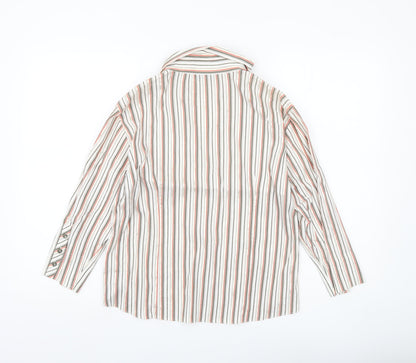 Womens UK Size 10 Gerry Weber Multicoloured Classic Button-Up