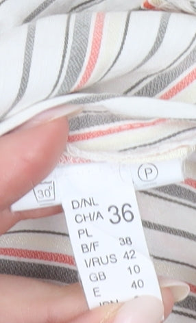 Womens UK Size 10 Gerry Weber Multicoloured Classic Button-Up
