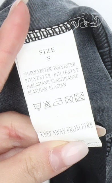 Next Women’s Black Paisley Maxi Dress S Off Shoulder Stretch