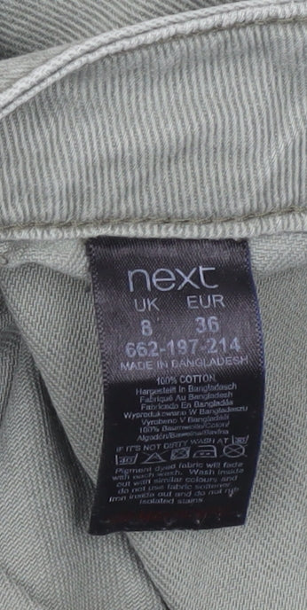 Next Women Green Size 8 Khakis Jeans 100% Cotton Regular Fit