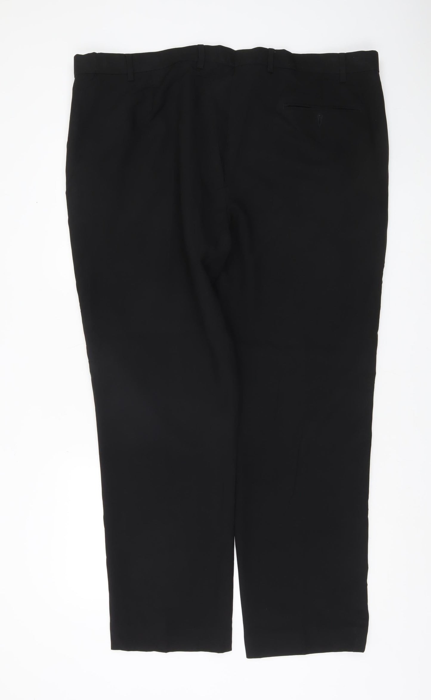 Marks and Spencer Men's Black 44W 31L Regular Fit Dress Pants Trousers