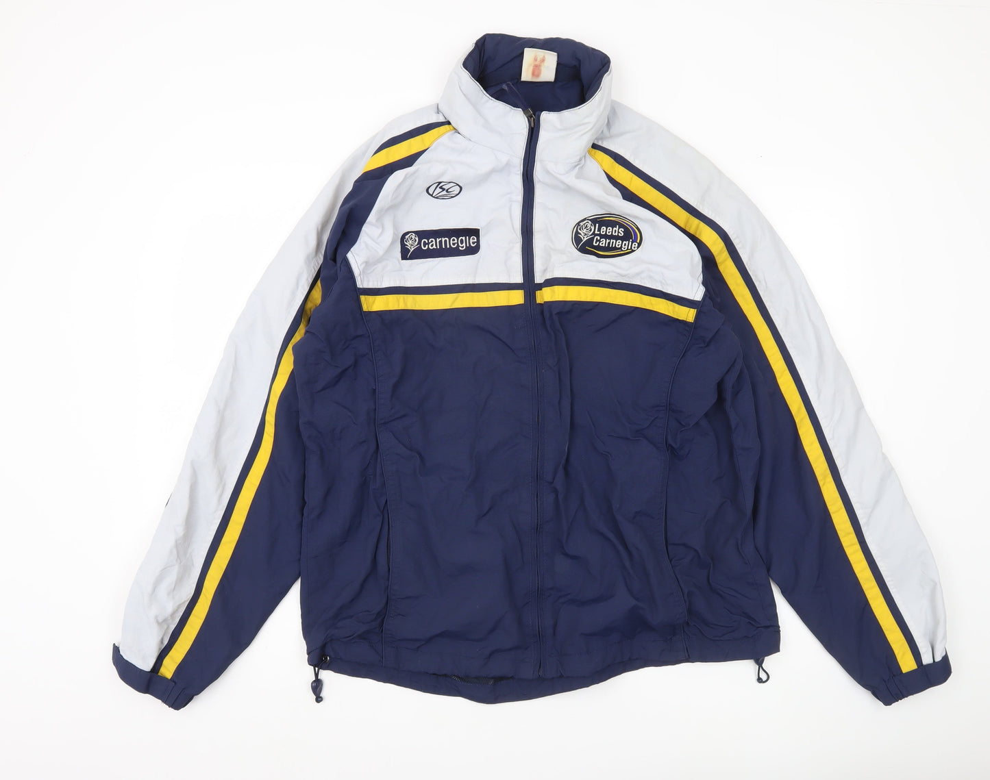 Mens UK Size XL ISC Blue Windbreaker Coat