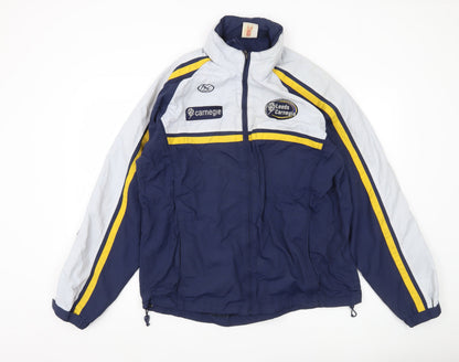 Mens UK Size XL ISC Blue Windbreaker Coat