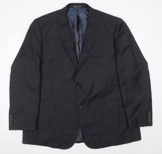 Samuel Windsor Men’s Grey Wool Blazer 48R Regular Jacket