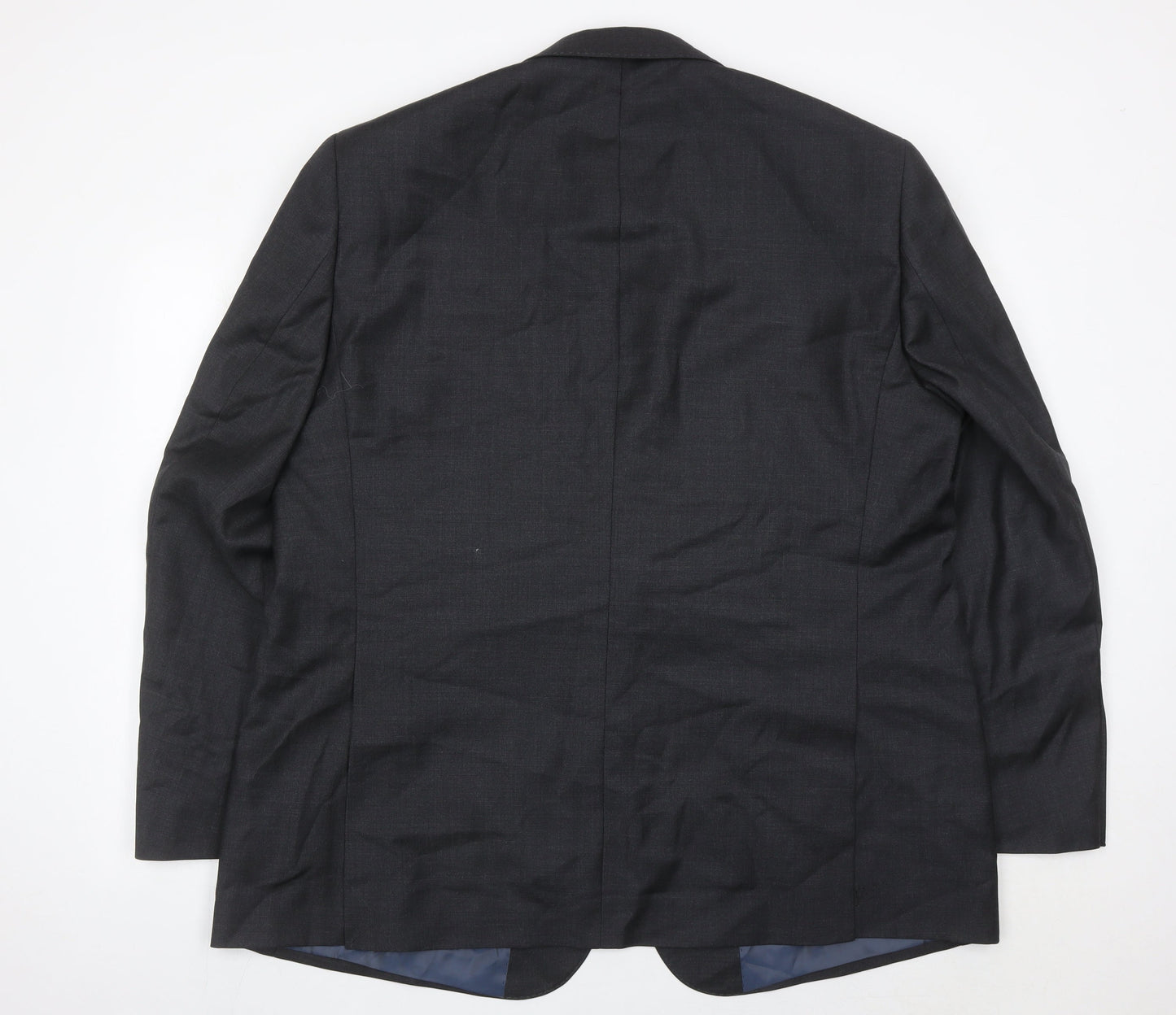 Samuel Windsor Men’s Grey Wool Blazer 48R Regular Jacket