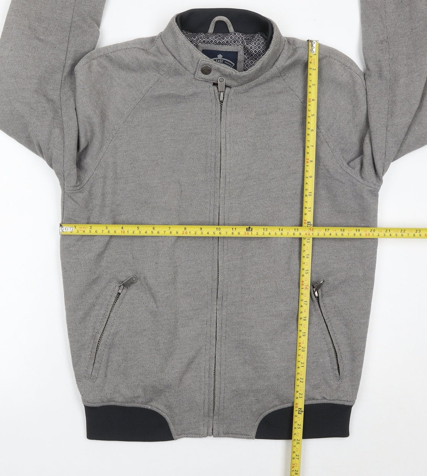 Mens UK Size M Matalan Grey Basic Jacket