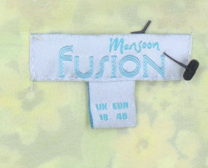 Monsoon Women’s Multicoloured Floral Slip Dress Size 18 Knee Length