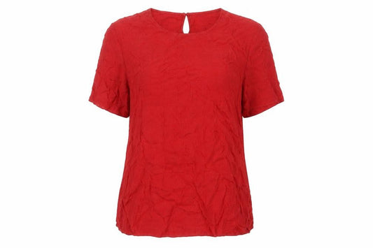 Womens UK Size 10 Marks and Spencer Red Basic Blouse