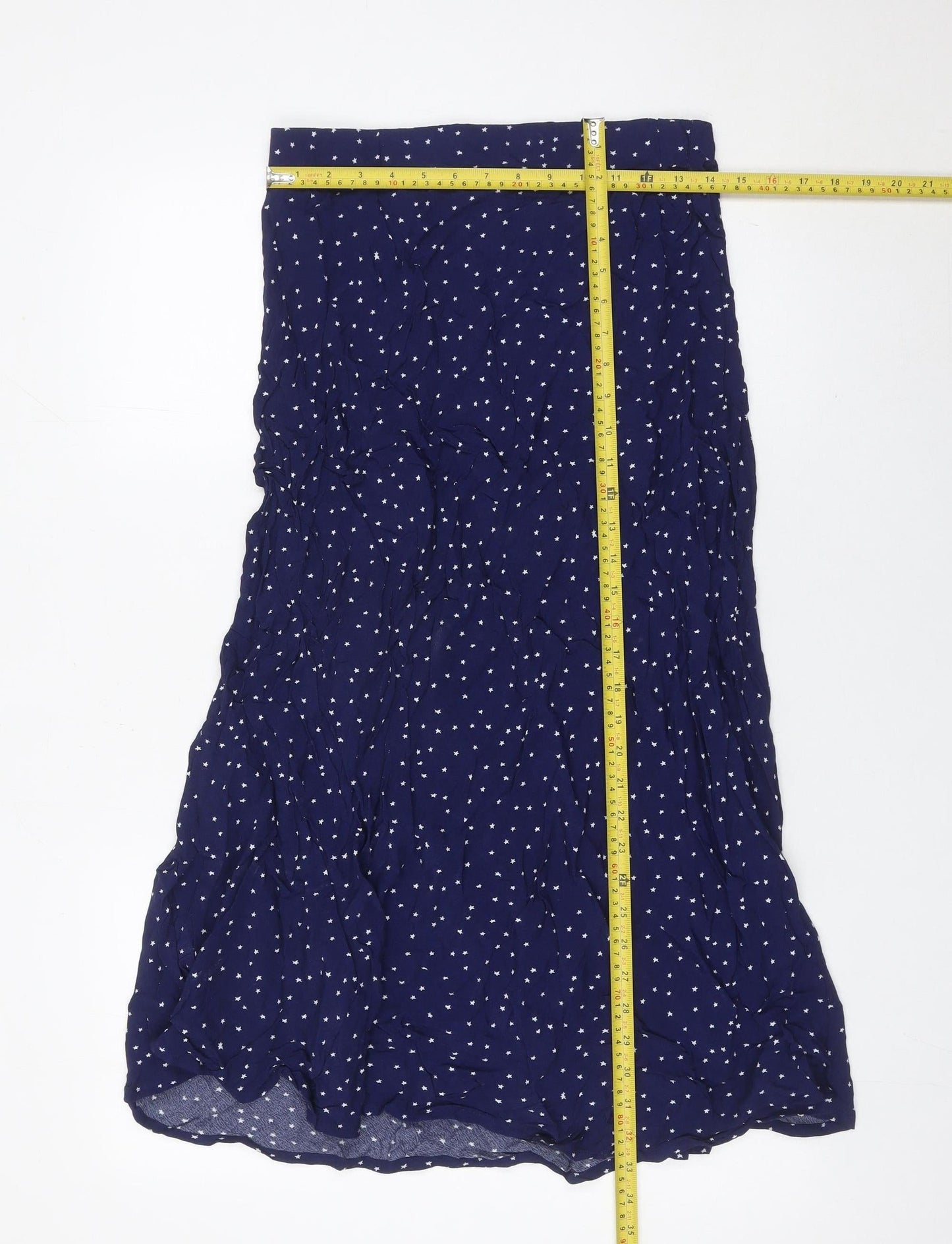 Cotton On Women’s Blue Star Print Maxi Skirt Size S Bohemian Summer