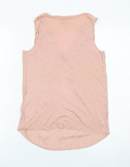 Womens UK Size 8 Monsoon Pink Tunic Blouse
