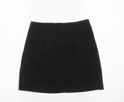 Pull&Bear Women’s Black Size 8 Pencil Skirt Workwear Stretch