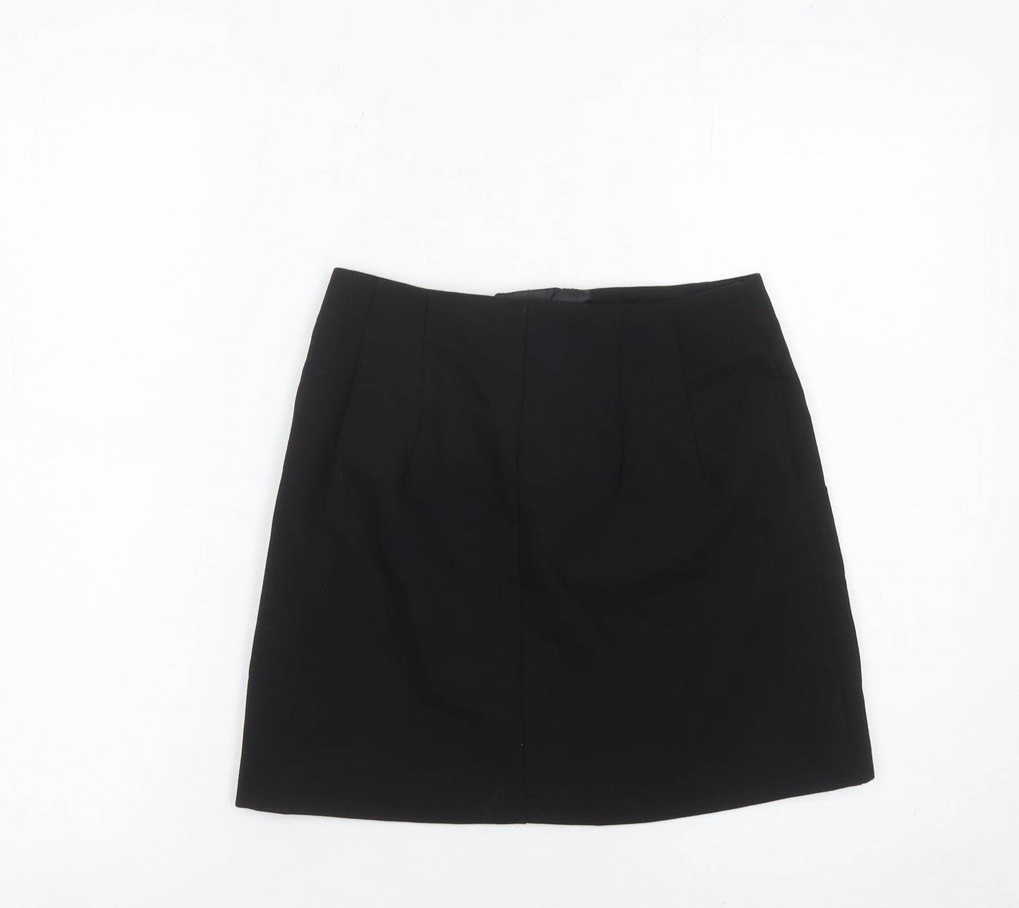 Pull&Bear Women’s Black Size 8 Pencil Skirt Workwear Stretch