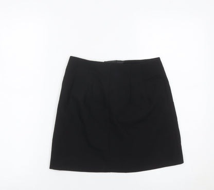 Pull&Bear Women’s Black Size 8 Pencil Skirt Workwear Stretch