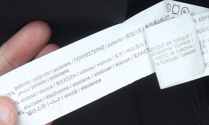 Pull&Bear Women’s Black Size 8 Pencil Skirt Workwear Stretch