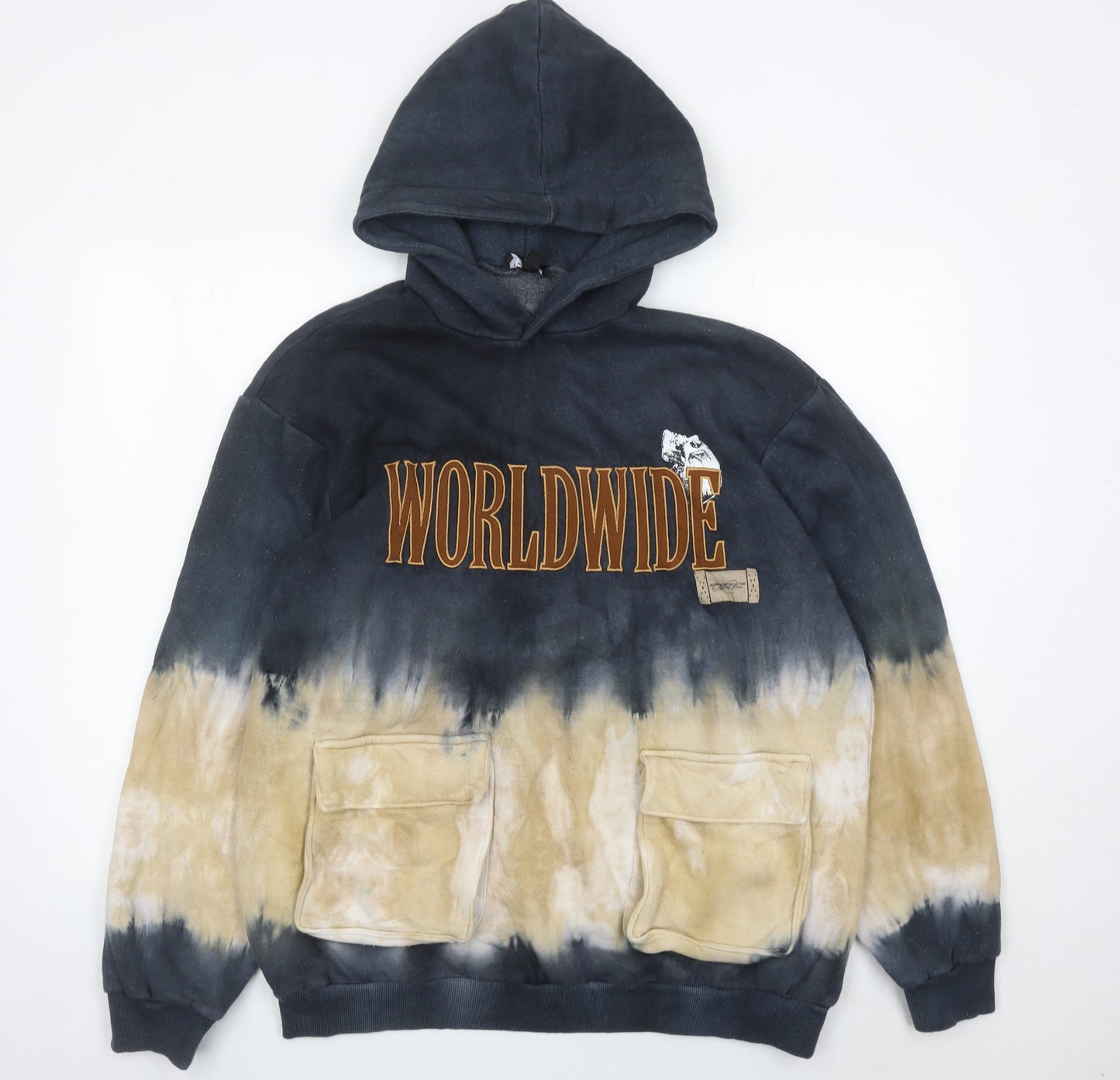 Mens UK Size S BoohooMAN Multicoloured Pullover Hoodie