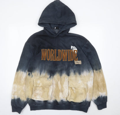 Mens UK Size S BoohooMAN Multicoloured Pullover Hoodie