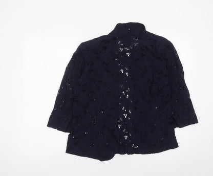 Roman Women’s Blue Lace Blazer Jacket Size 14 Formal Occasion