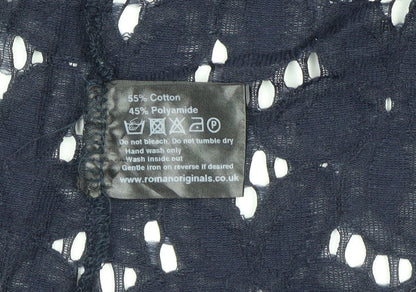 Roman Women’s Blue Lace Blazer Jacket Size 14 Formal Occasion