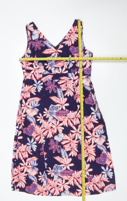 Maine New England Womens Multicoloured Floral Shift Dress Size 12