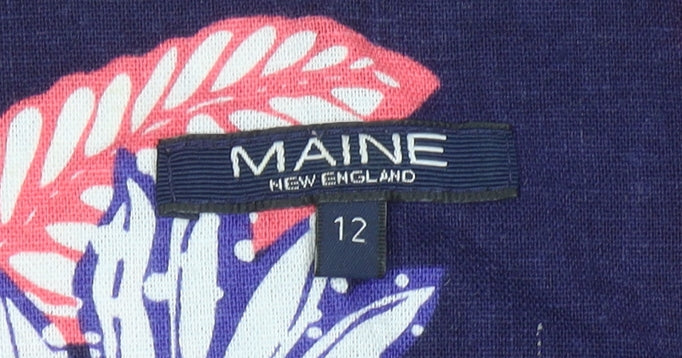 Maine New England Womens Multicoloured Floral Shift Dress Size 12