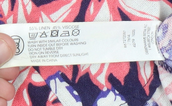 Maine New England Womens Multicoloured Floral Shift Dress Size 12