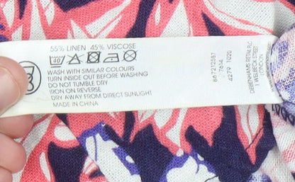 Maine New England Womens Multicoloured Floral Shift Dress Size 12