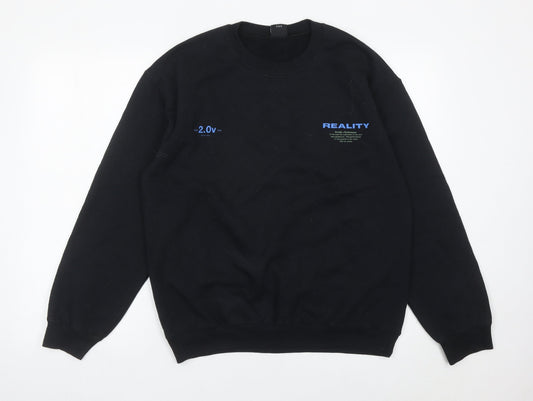 Urban Outfitters Men’s Black XS Pullover Graphic Sweatshirt