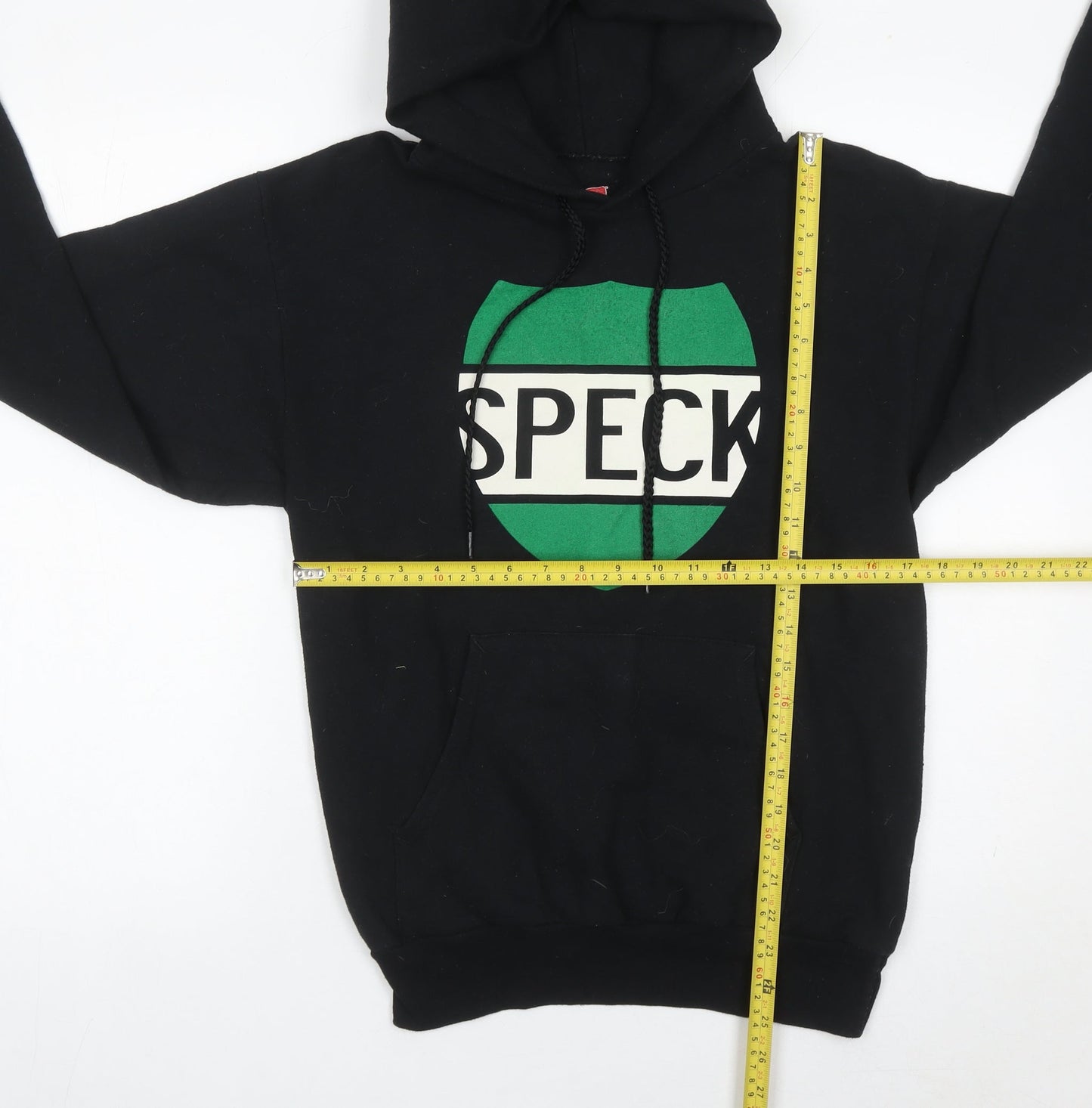 Hanes Women’s Black Pullover Hoodie Size S Graphic Logo Sweatshirt