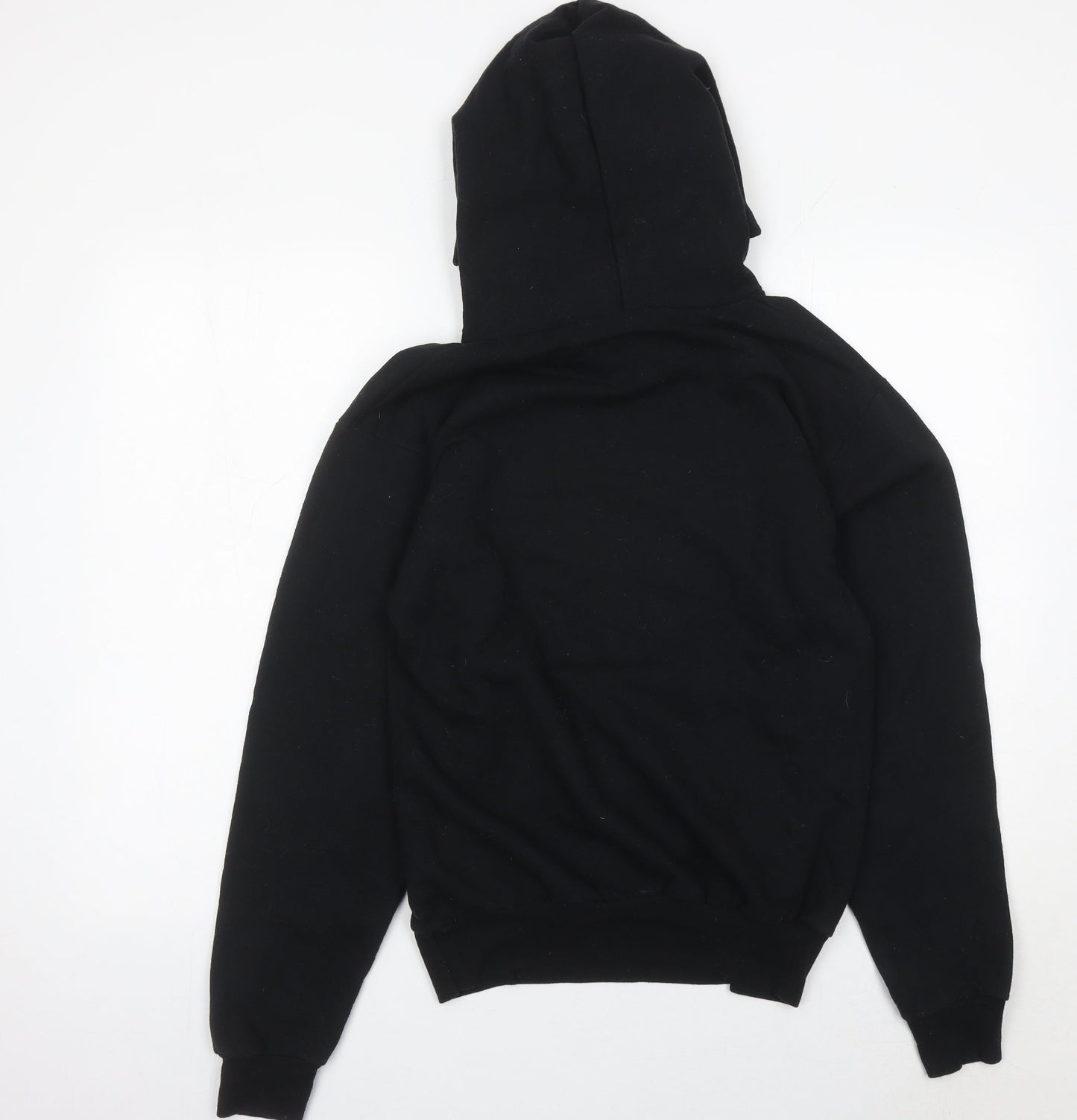 Hanes Women’s Black Pullover Hoodie Size S Graphic Logo Sweatshirt
