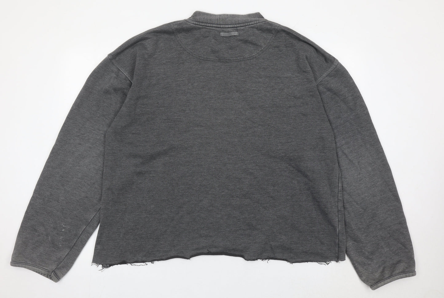 Ted Baker Men’s Grey Logo Sweatshirt Pullover Size L Crew Neck Cotton