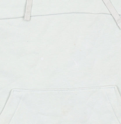 Adidas Women's Green Hoodie Medium Pullover Organic Cotton Blend