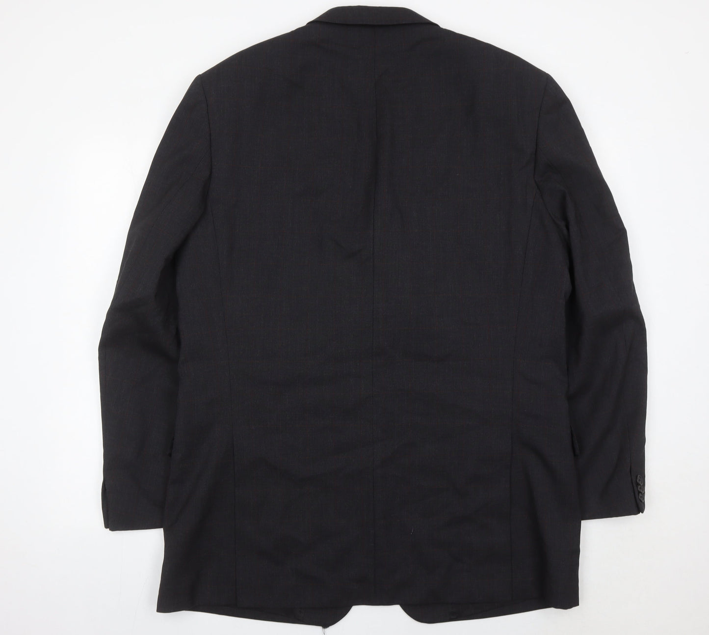 Falabella Men's Grey with Red Wool Blazer Jacket Size 40 Regular Fit