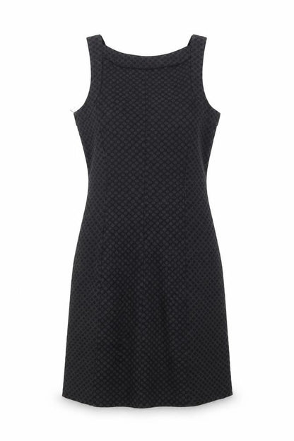 Next Women’s Black Geometric Sheath Dress Size 8 Sleeveless