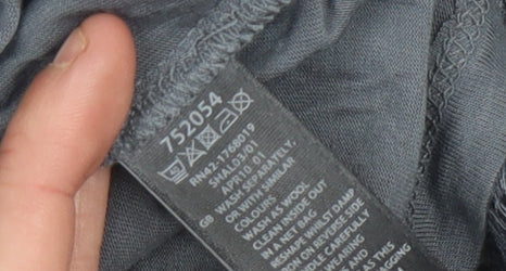 Monsoon Women’s Grey Crochet Shift Dress Size 10 Sleeveless