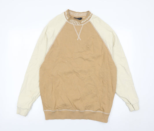 Mens UK Size XS ASOS Beige Pullover Sweatshirt