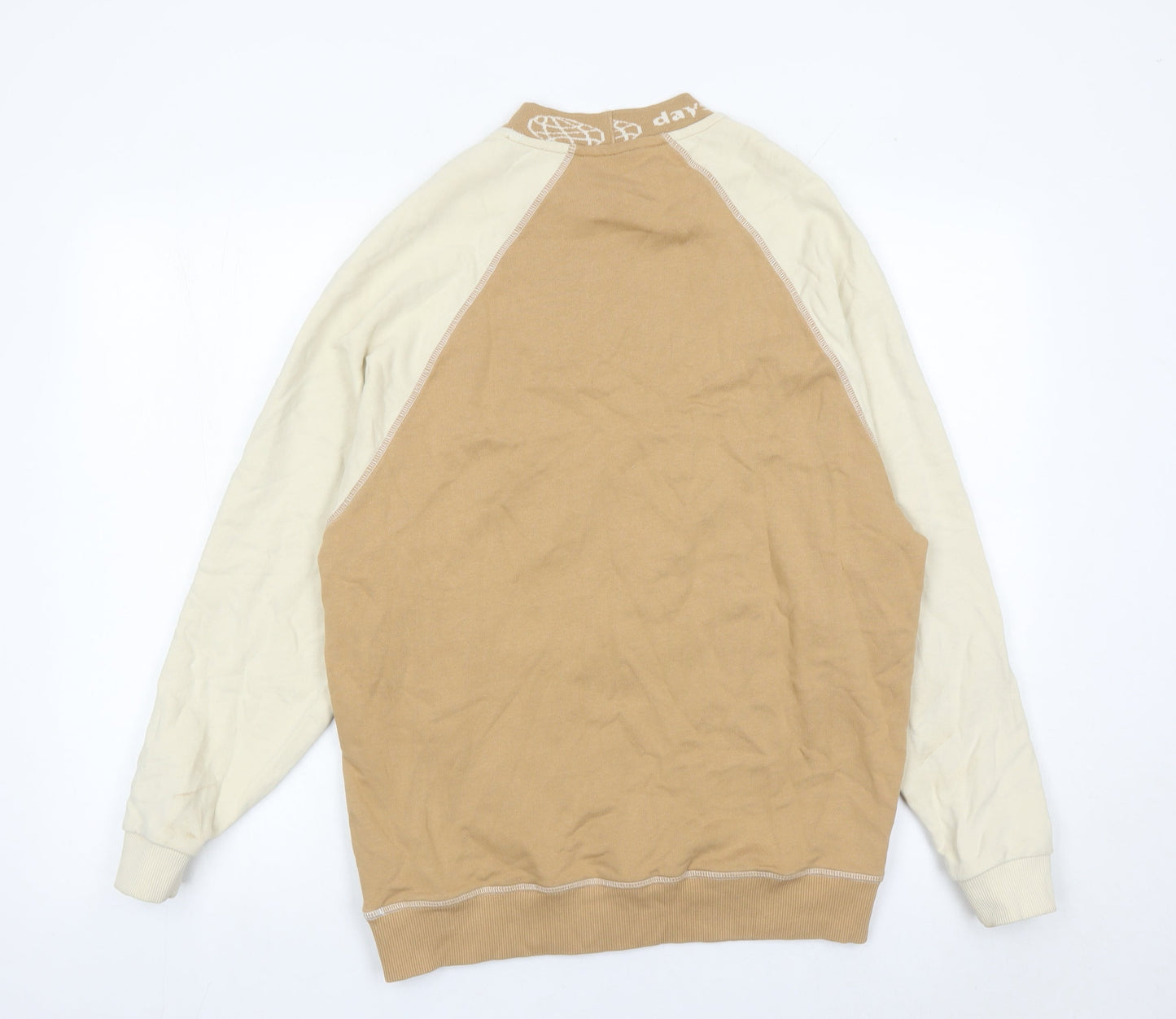 Mens UK Size XS ASOS Beige Pullover Sweatshirt