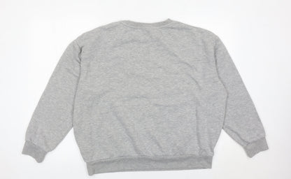 Womens UK Size L Disney Grey Pullover Sweatshirt